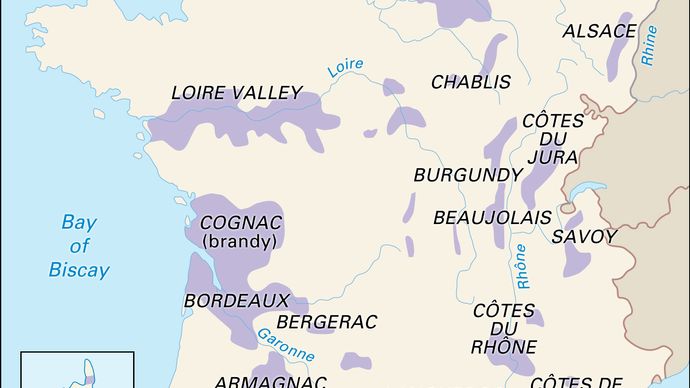 法国：葡萄酒产区